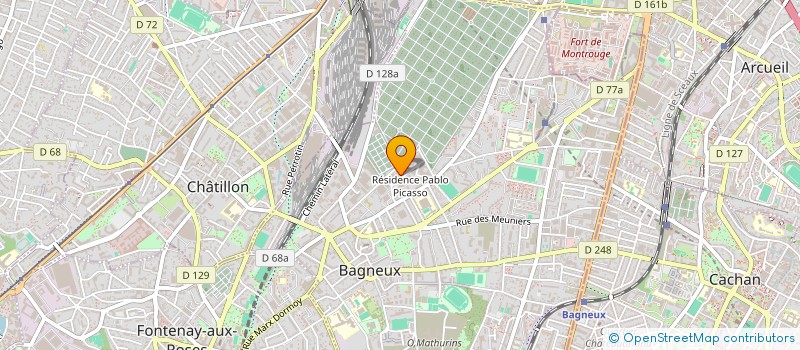 localisation de l'entreprise APISERVICES à BAGNEUX