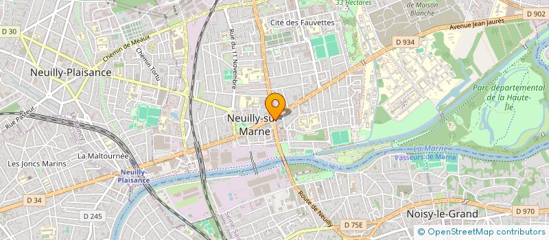 localisation de l'entreprise APISHA ALIMENTATION  NEUILLY-SUR-MARNE