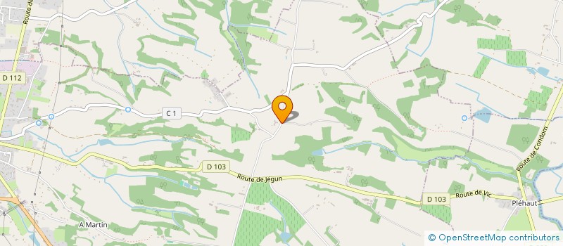 localisation de l'entreprise APISHATZ  VIC-FEZENSAC