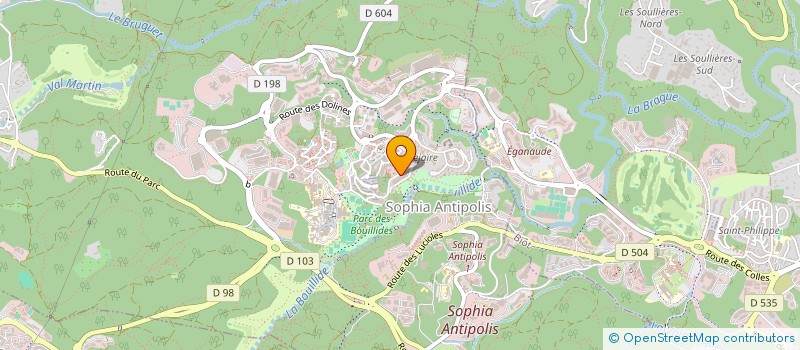 localisation de l'entreprise APISKILLS à VALBONNE