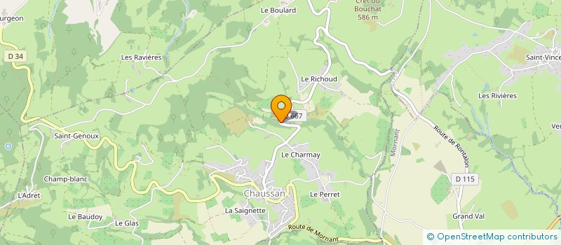 localisation de l'entreprise APISOL  CHAUSSAN