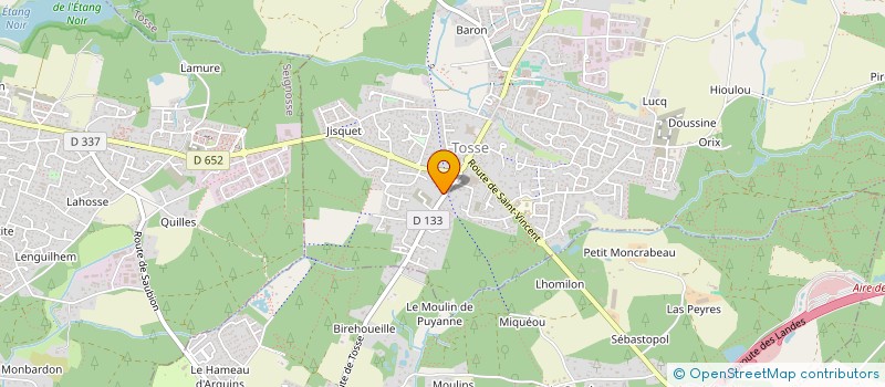 localisation de l'entreprise APISYN  TOSSE