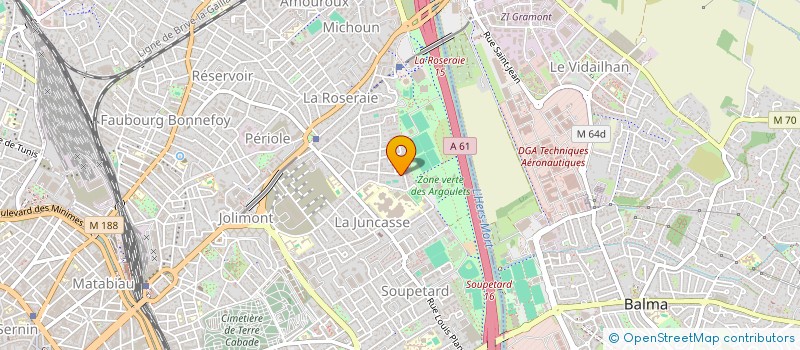 localisation de l'entreprise APITAXI à TOULOUSE