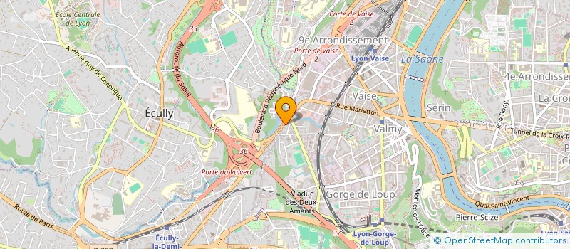 localisation de l'entreprise APITECH à LYON