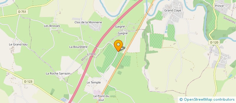 localisation de l'entreprise APITI  MOZE-SUR-LOUET