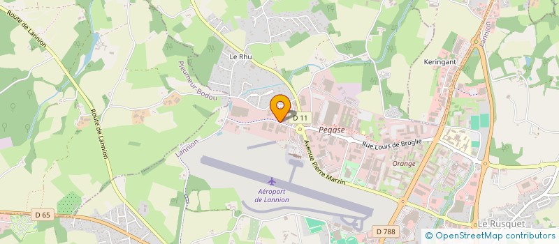 localisation de l'entreprise APITIC à LANNION