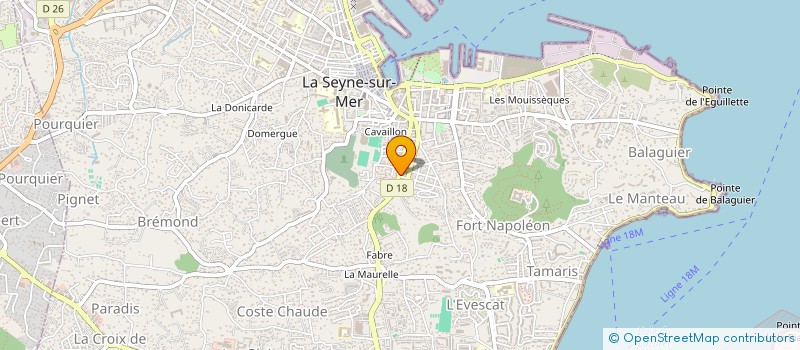 localisation de l'entreprise APIVET83 à LA SEYNE-SUR-MER