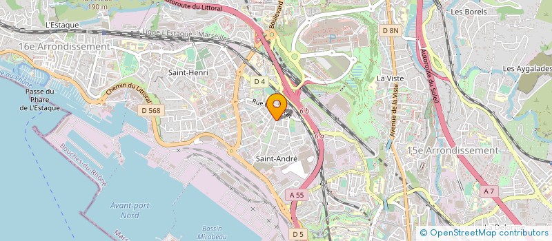 localisation de l'entreprise APIVISION à MARSEILLE