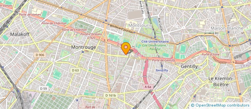 localisation de l'entreprise APIX TECHNOLOGIES  MONTROUGE