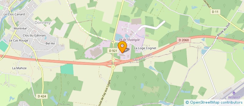 localisation de l'entreprise APIXE  FAY-AUX-LOGES