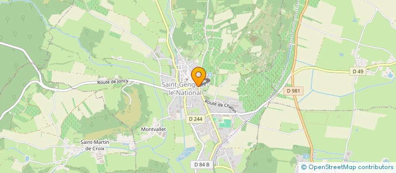 localisation de l'entreprise APJ  SAVIGNY-SUR-GROSNE