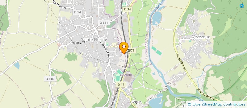 localisation de l'entreprise APJ ENERGIES  SAINTE-FLORINE