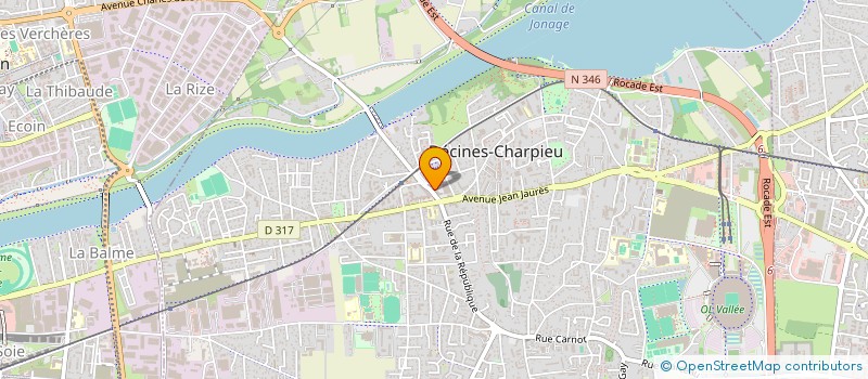 localisation de l'entreprise APJ TURCKHEIM  DECINES-CHARPIEU