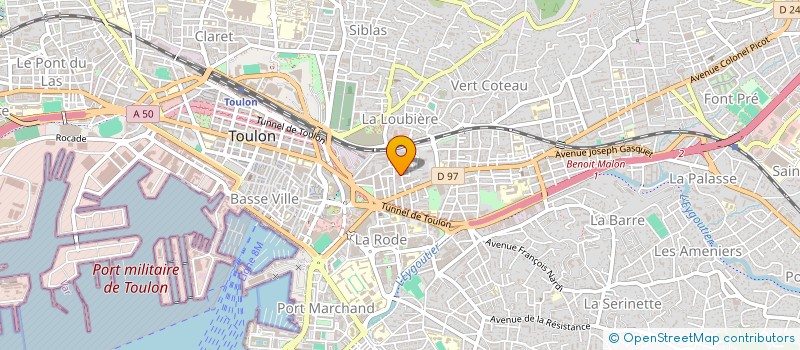 localisation de l'entreprise APJC à TOULON