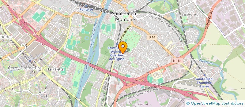 localisation de l'entreprise APJD FRANCE  SAINT-OUEN-L'AUMONE