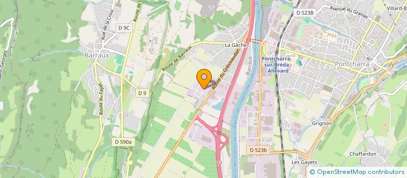 localisation de l'entreprise APJL GROUP  BARRAUX