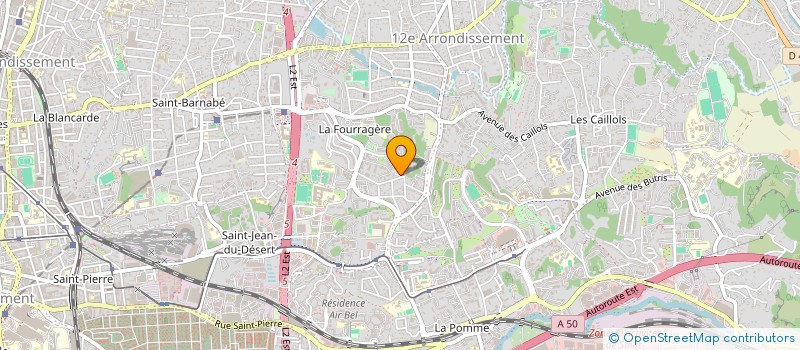 localisation de l'entreprise APJS RENOVATION à MARSEILLE