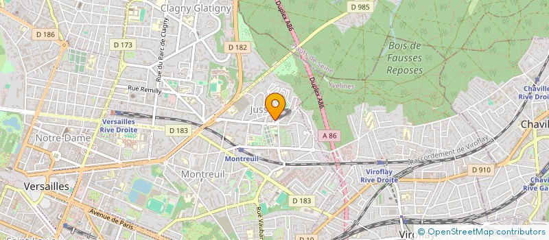 localisation de l'entreprise APK à VERSAILLES