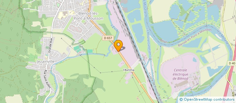 localisation de l'entreprise APK AUTO  BLENOD-LES-PONT-A-MOUSSON