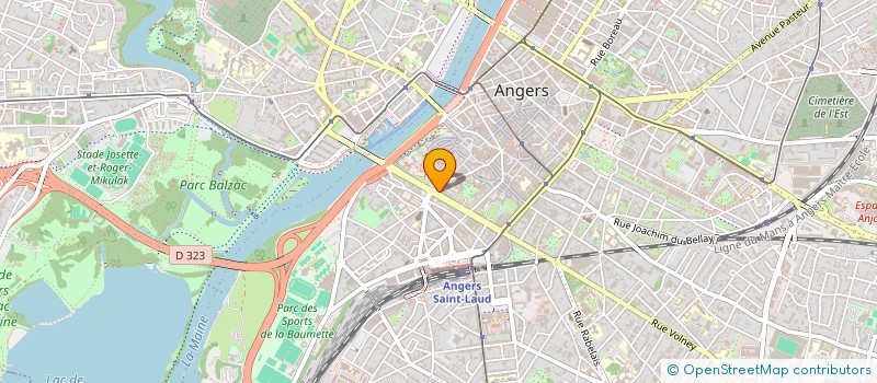 localisation de l'entreprise APK RESTAURATION à ANGERS