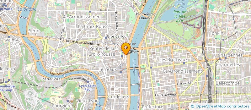 localisation de l'entreprise APL HUS à LYON