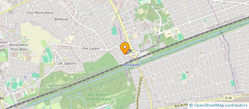 localisation de l'entreprise APL OPTIC à VILLEPINTE