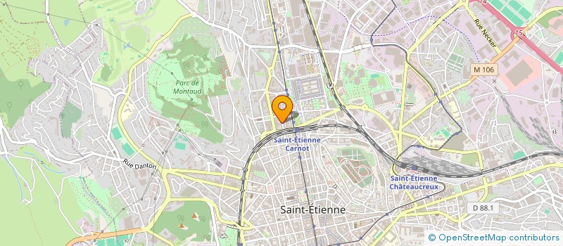 localisation de l'entreprise APL - PLOMBIER  SAINT-ETIENNE