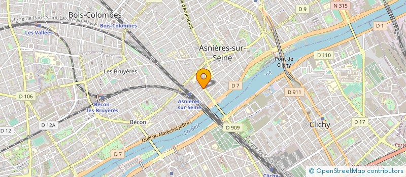 localisation de l'entreprise APL TRADITIONS à ASNIERES-SUR-SEINE
