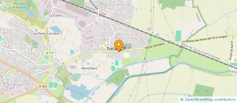 localisation de l'entreprise APLA à TRELAZE