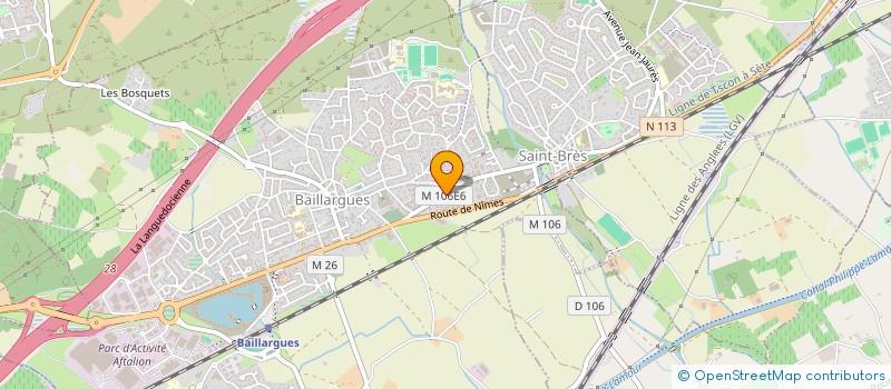 localisation de l'entreprise APLAL à BAILLARGUES