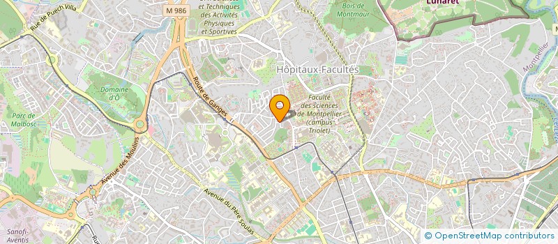 localisation de l'entreprise APLAN (AGENCE DE PREVENTION ET DE LUTTE ANTI-NUISIBLES) à MONTPELLIER