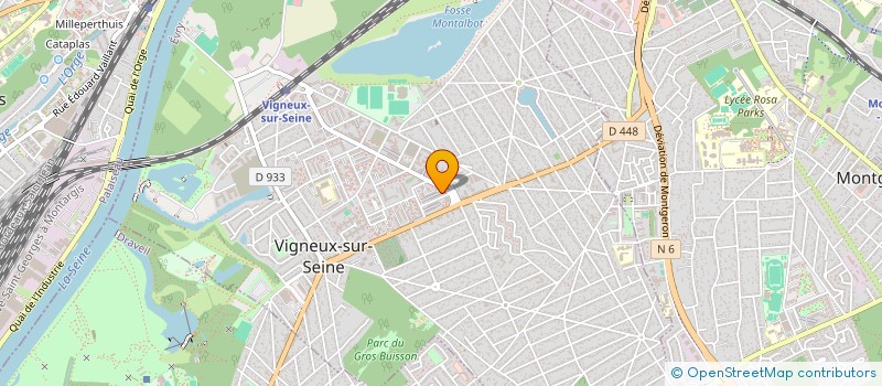 localisation de l'entreprise APLASIE MEDULLAIRE MALADIE DE SANG FRANCE à VIGNEUX-SUR-SEINE