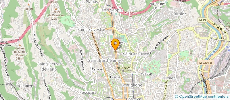 localisation de l'entreprise APLB à NICE