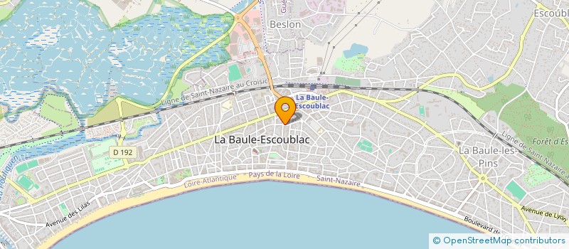 localisation de l'entreprise APLE-G à LA BAULE-ESCOUBLAC