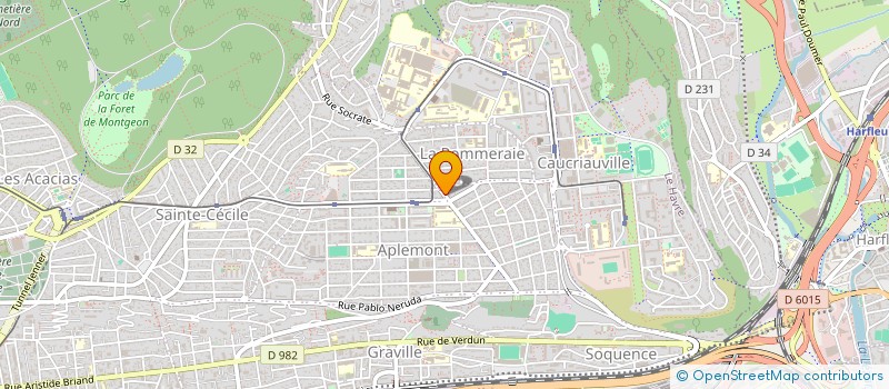 localisation de l'entreprise APLEMONT 2 à LE HAVRE