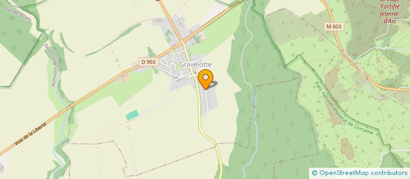 localisation de l'entreprise APLI PARTS à GRAVELOTTE