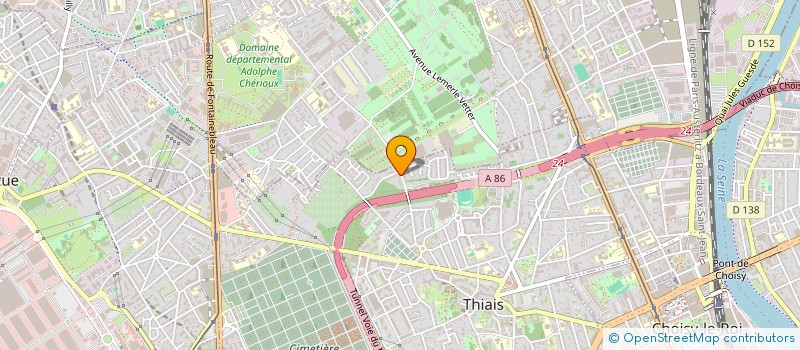 localisation de l'entreprise APLIGICIEL  THIAIS