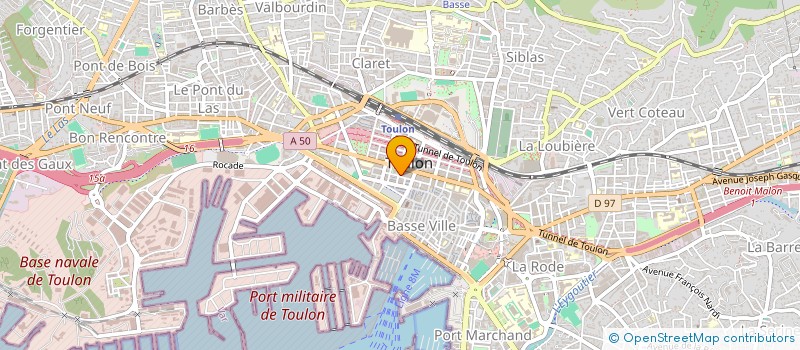 localisation de l'entreprise APLIM  TOULON