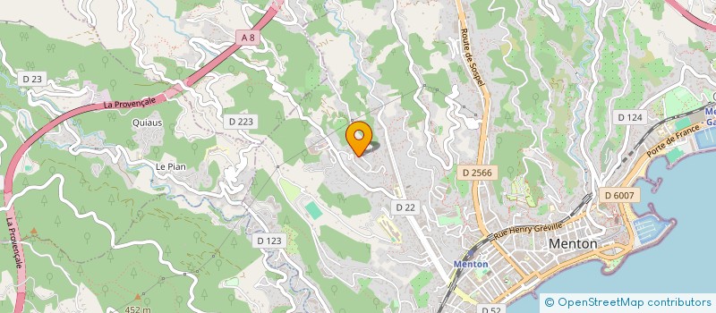 localisation de l'entreprise APLOA à MENTON