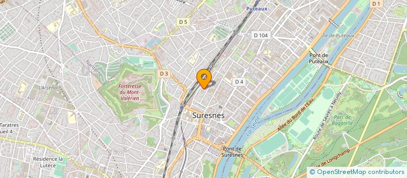 localisation de l'entreprise APLOMB à SURESNES
