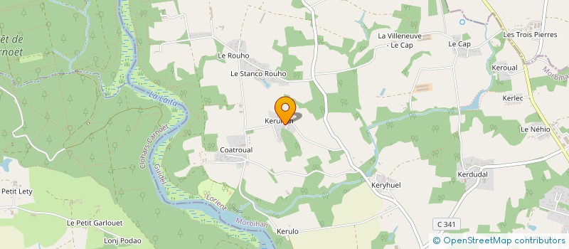 localisation de l'entreprise APLOMB ECO-CONSTRUCTION  GUIDEL