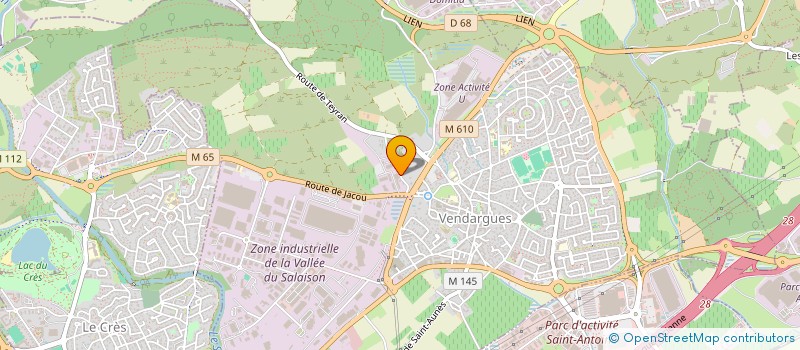 localisation de l'entreprise APLOMB SERVICES à VENDARGUES