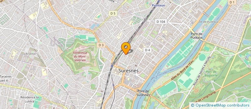 localisation de l'entreprise APLOMB TSM à SURESNES