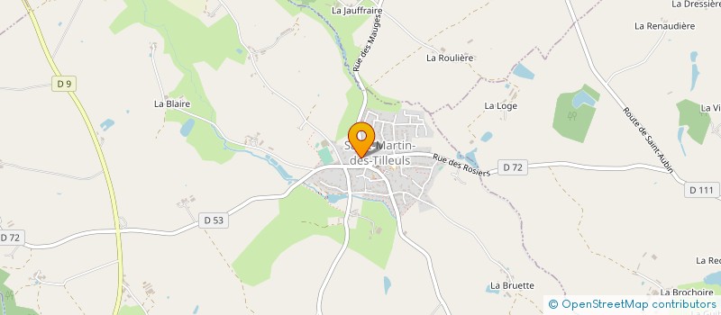 localisation de l'entreprise APLOMBS à SAINT-MARTIN-DES-TILLEULS