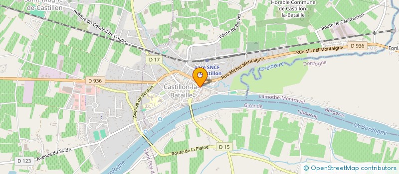 localisation de l'entreprise APLT à CASTILLON-LA-BATAILLE