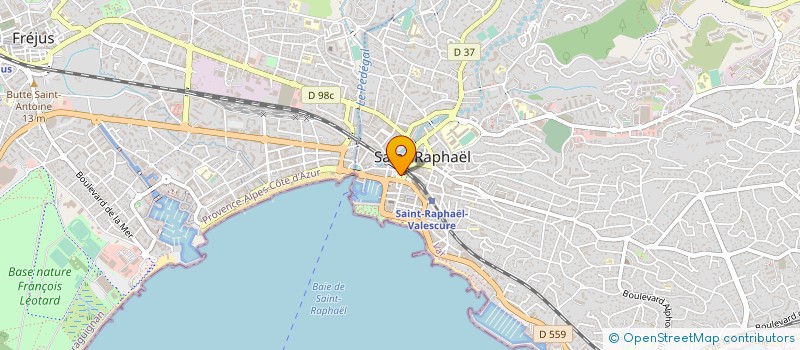 localisation de l'entreprise APLUS LACANAU à SAINT-RAPHAEL