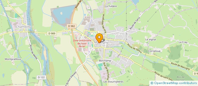 localisation de l'entreprise APLUS PUB à MARCIGNY
