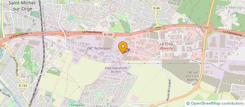 localisation de l'entreprise APLUS SYSTEME AUTOMATION à SAINT-MICHEL-SUR-ORGE