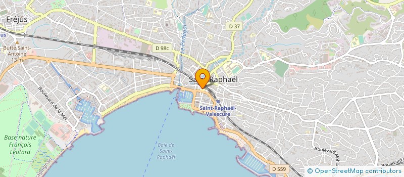 localisation de l'entreprise APLUS TOURISME &SPA MANAGEMENT à SAINT-RAPHAEL
