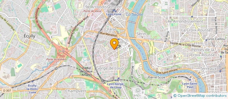 localisation de l'entreprise APLUSS SARL  LYON